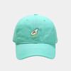 Spring new embroidered soft-top avocado cap men's and women's outdoor leisure sunscreen baseball cap