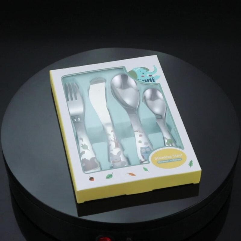 Cute Kids' 304 Stainless Steel Cutlery Set