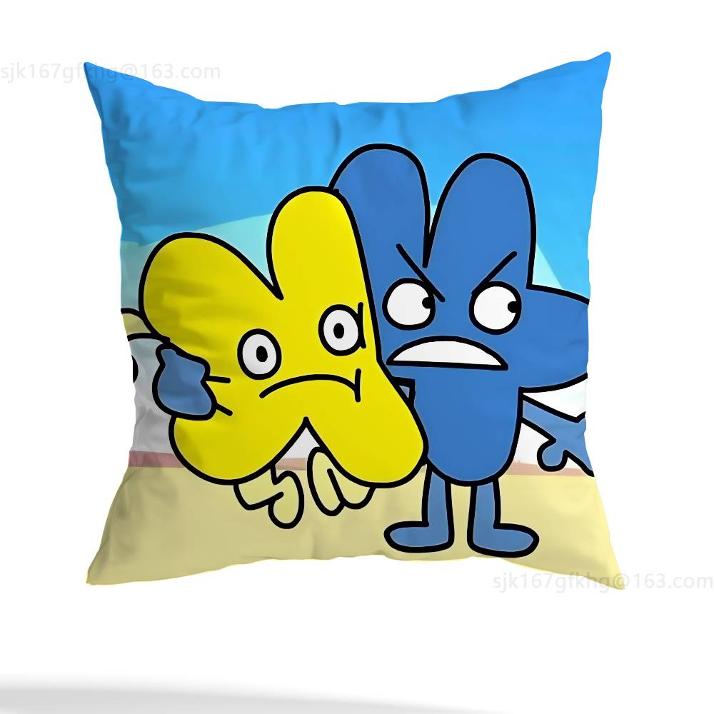 Funny Bfb X and Four pillowcase casual style decoration, suitable for home decoration (excluding pillow core)