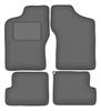 Veloursgraphit-Autofußmatten für: Fiat Cinquecento Schrägheck (1991-1998)