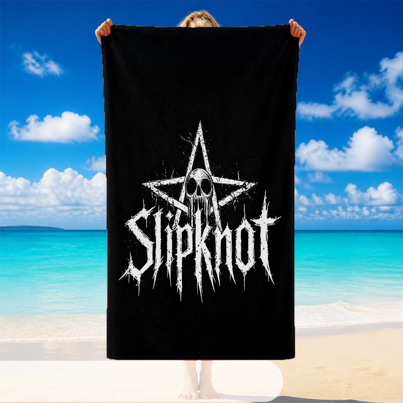 Quick Dry Beach Towel Slipknot Pattern, Lightweight Absorbent Towel for Pool Beach Vacation Use