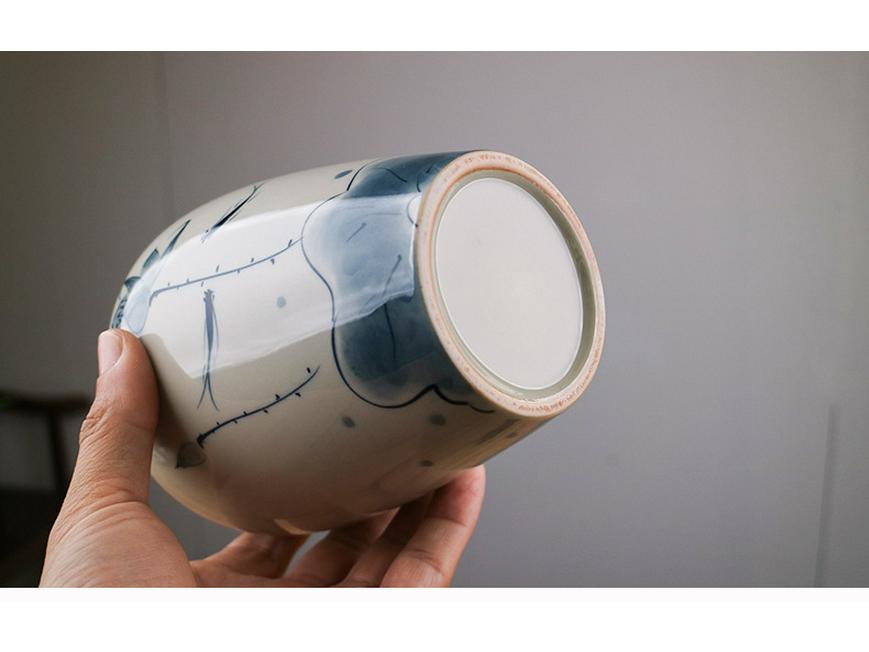 Hand-painted Bamboo Ceramic Tea Canister - Moisture-proof Storage for Green, White, and Pu'er Tea