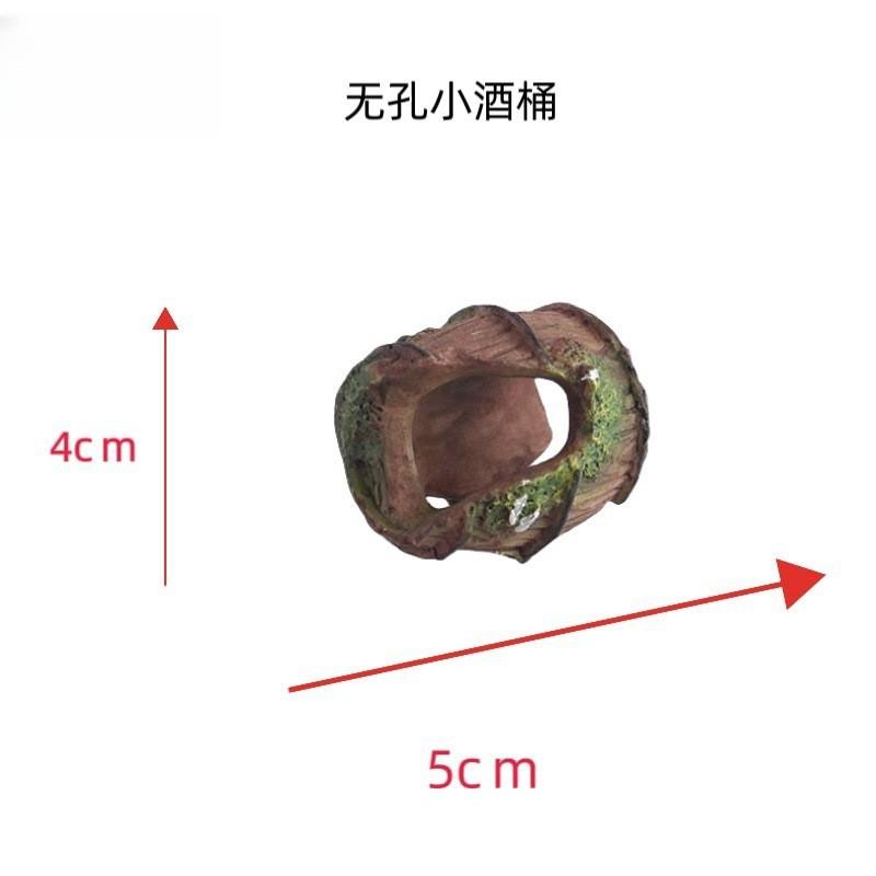 Aquarium Decorative Hideout Fish Shrimp Crayfish Reptiles PVC Hollow Log Tree Trunk Cave Small Medium Size