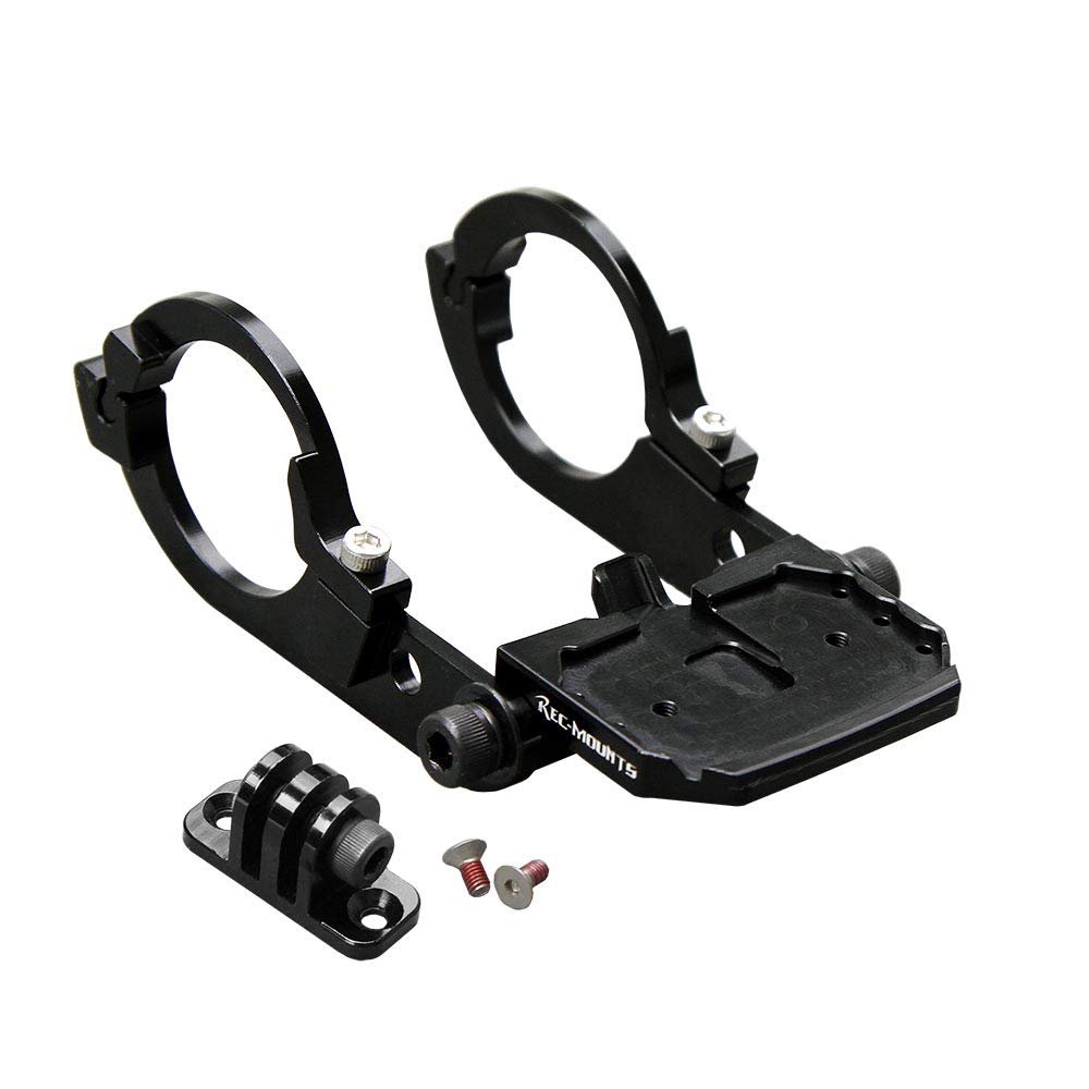 Bryton Aero Combo Mount Narrow Type with Lower for Bryton Aero 60 [RecMount] (Double-Handed Adapter) 31.8mm [BA-Narrow9+GP]