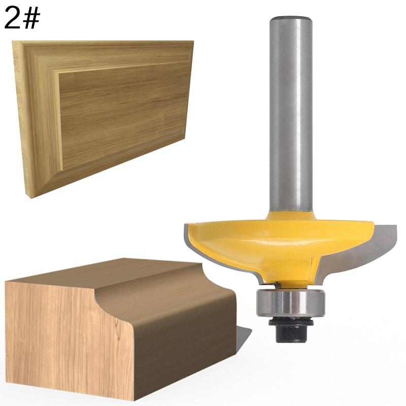 1/4PC 8mm Shank Drawer Front & Cabinet Door Front Router Bit Set Woodworking Cutter Wood Working Bits