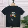 Custom Name 1-9th Birthday Rocket Astronaut Themed T-Shirts with Moon Balloon and Planets for Boys & Girls Space Birthday Party