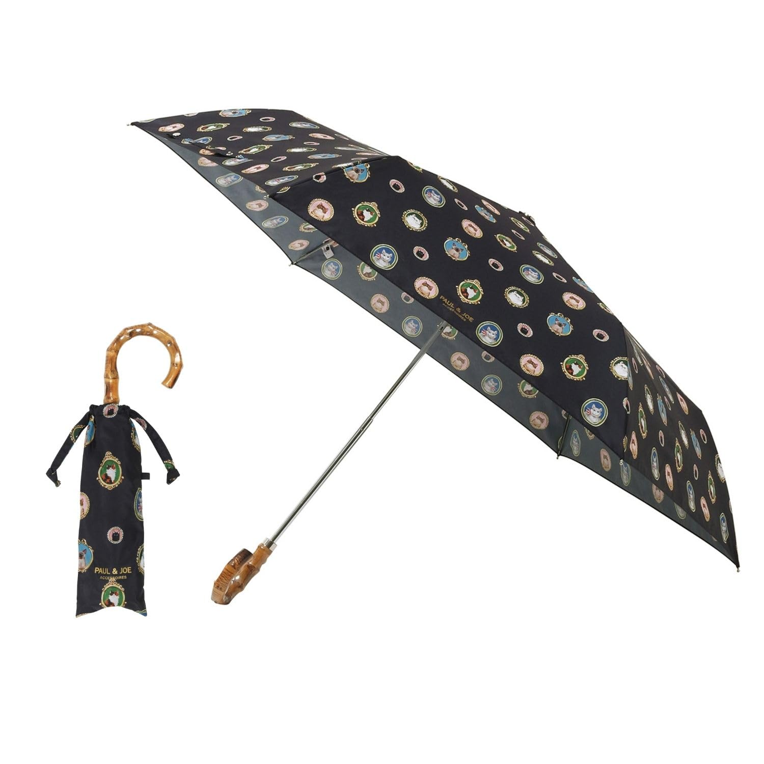 

Moonbat Складной УФ Переводной Синий [Paul & Joe] Зонт, Зонт, Женский, Для поездок на работу, Школа, Защита, Кот, Камея, Принт, 21-113-11297-02, синий