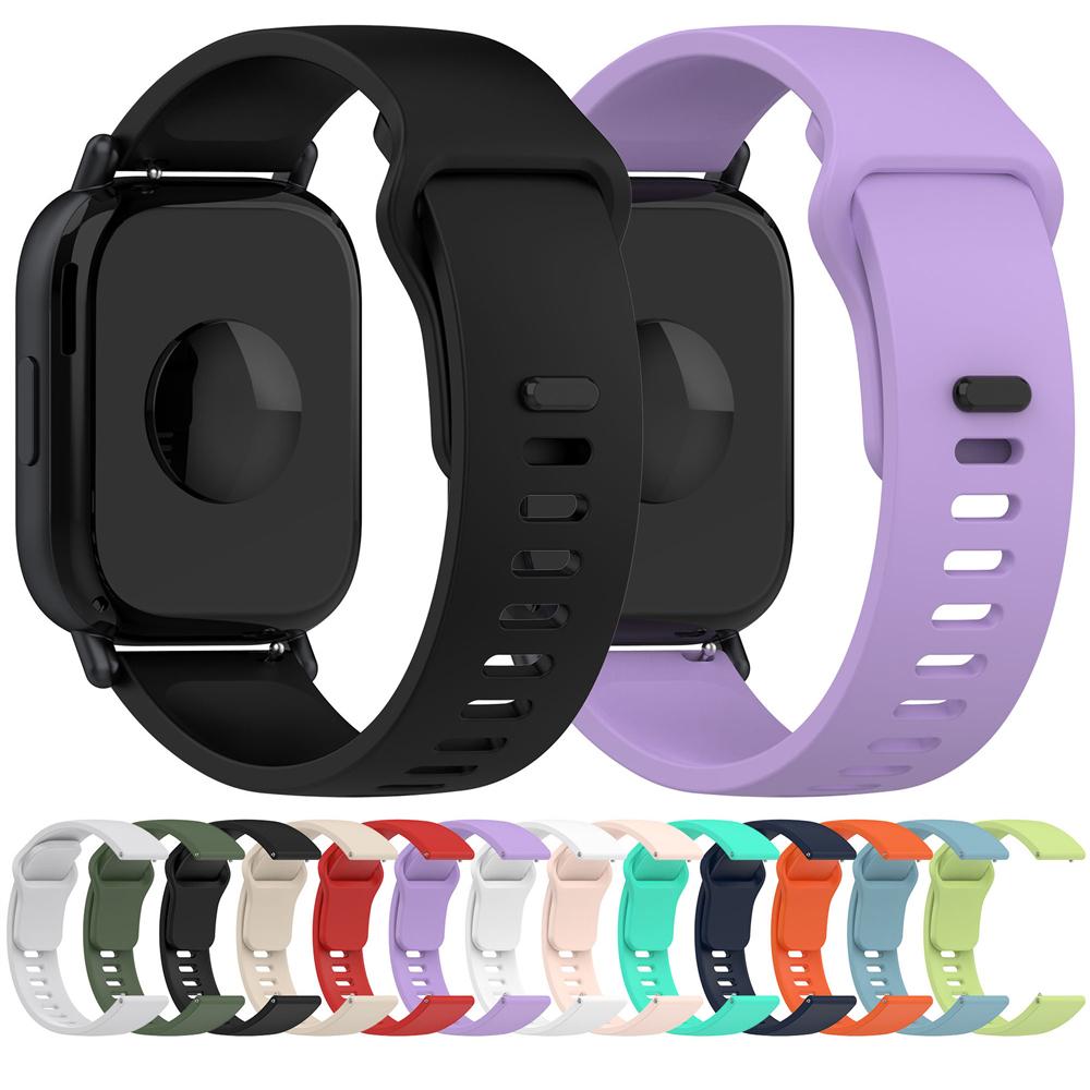 22mm Silicone Watch Strap For Redmi Watch 5 Active/Lite Replacement Soft Band For Xiaomi Watch S1 S3 S4 Sport Bracelet Wristband