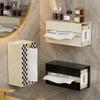 Luxurious Wall-Mounted Toilet Tissue Box: Punch-Free, Plastic Design for Home