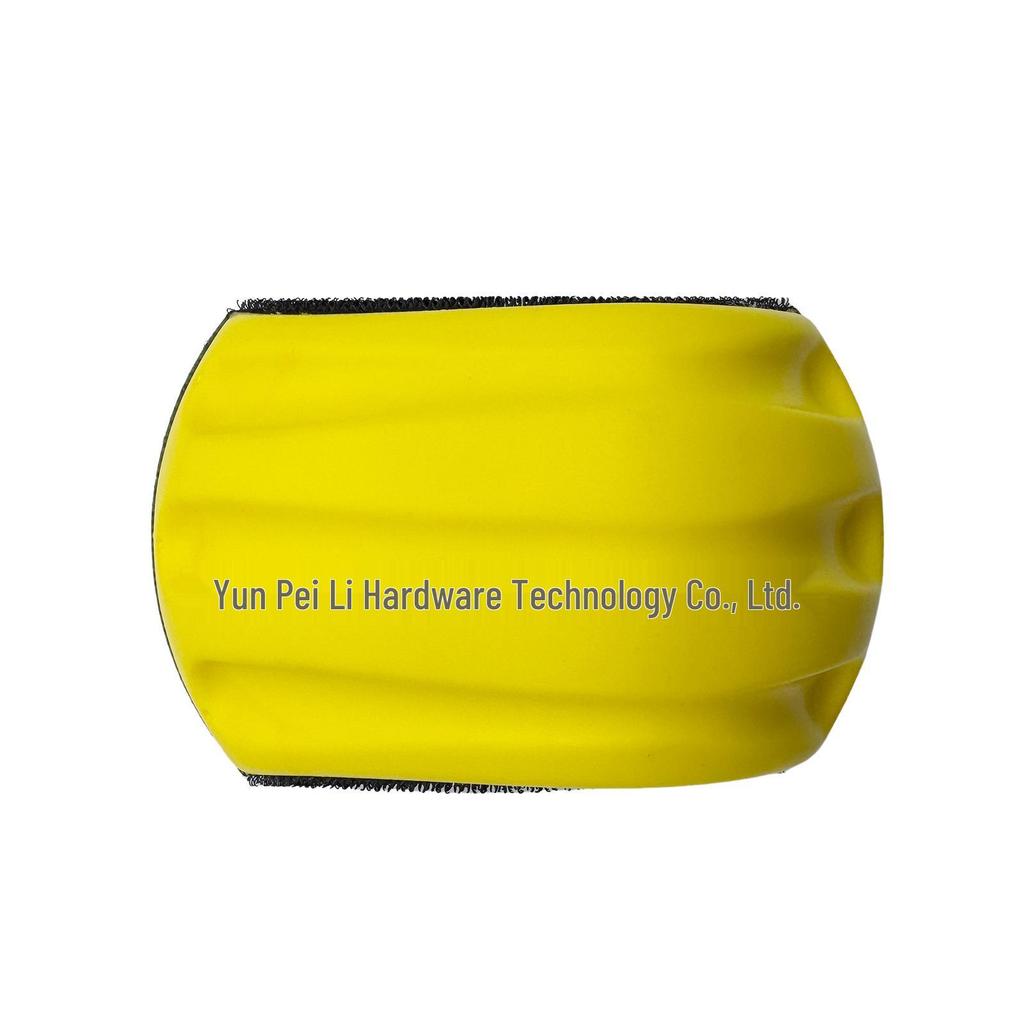 Round Hand Sanding Pad with Self-Adhesive Sandpaper for Car Polishing and Cleaning