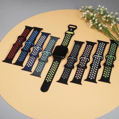 Sportarmband für Apple Watch Band Ultra 2 49mm 46mm 45mm 44mm 42mm 40 38mm Silikonarmband IWatch Series 10 9 8 SE 7 Band