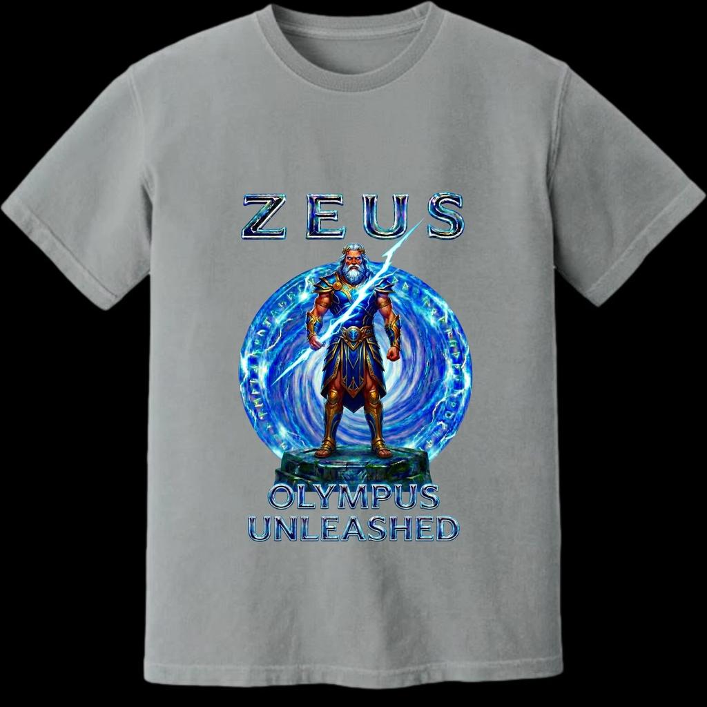 ZEUS OLYMPUS UNLEASHED T-Shirt | Unisex Youth and Adult Tees