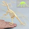 1 Set Kid Toy Diy Assembly Jurassic Dinosaur Fossil Skeleton Mosasaurus Tyrannosaurus Action Figure Collection Creative Model