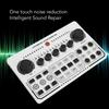 Live Sound Card Intelligent Noise Reduction USB Mini Sound Mixer Board for Music Recording Karaoke Singing