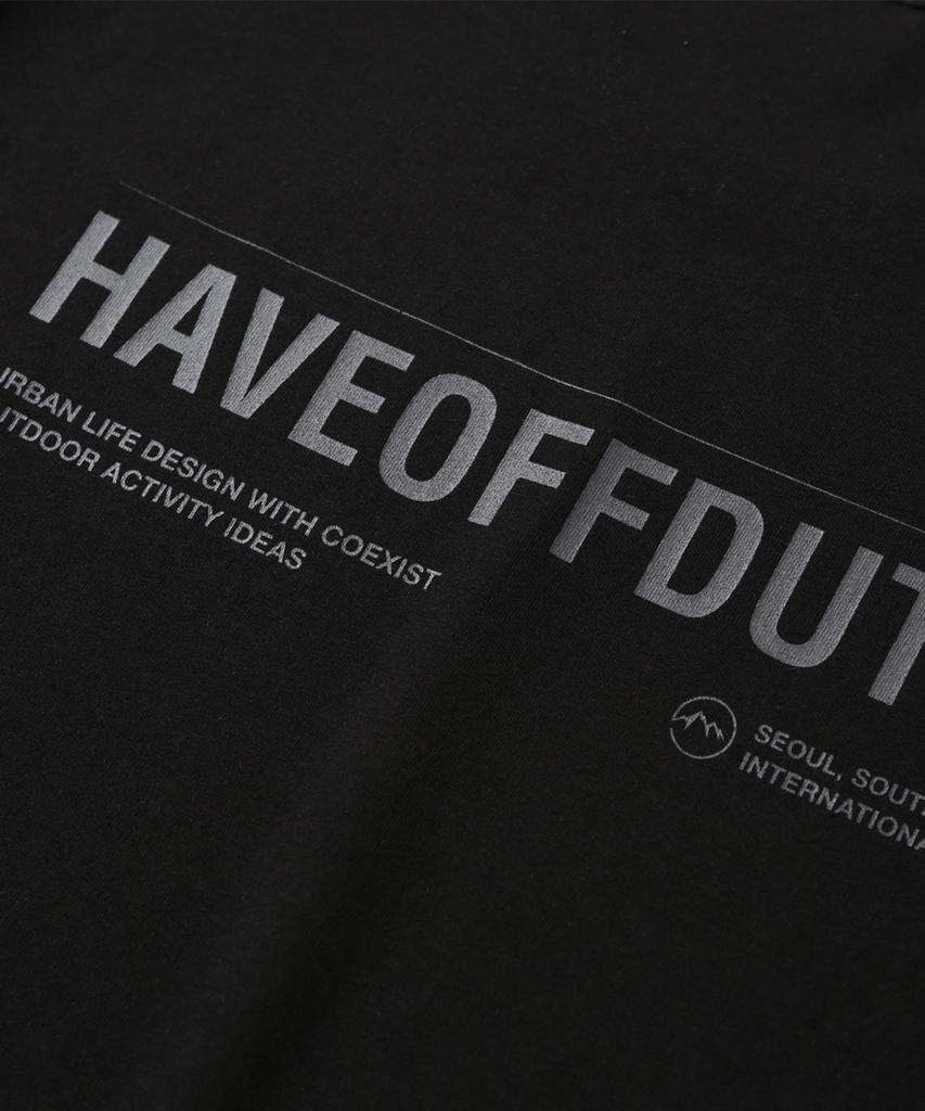 Haebeuopeudyuti Back Logo Tee (Black)