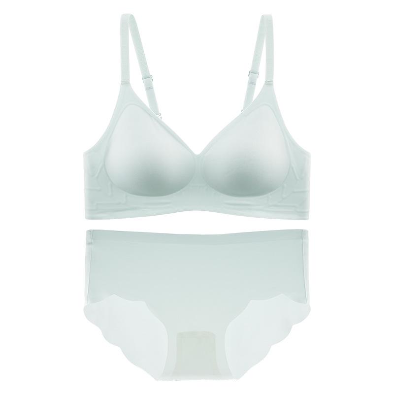 Damen Nahtloser Dünner Push-Up Jelly BH - Anti-Erschlaffung, Bequem, Bügellos, für Kleine Brust, Sommerstil (Modell 3006)