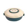 Double Layer Round Lunch Box Compartments Food  Storage Container Snack Box Salad Box  School