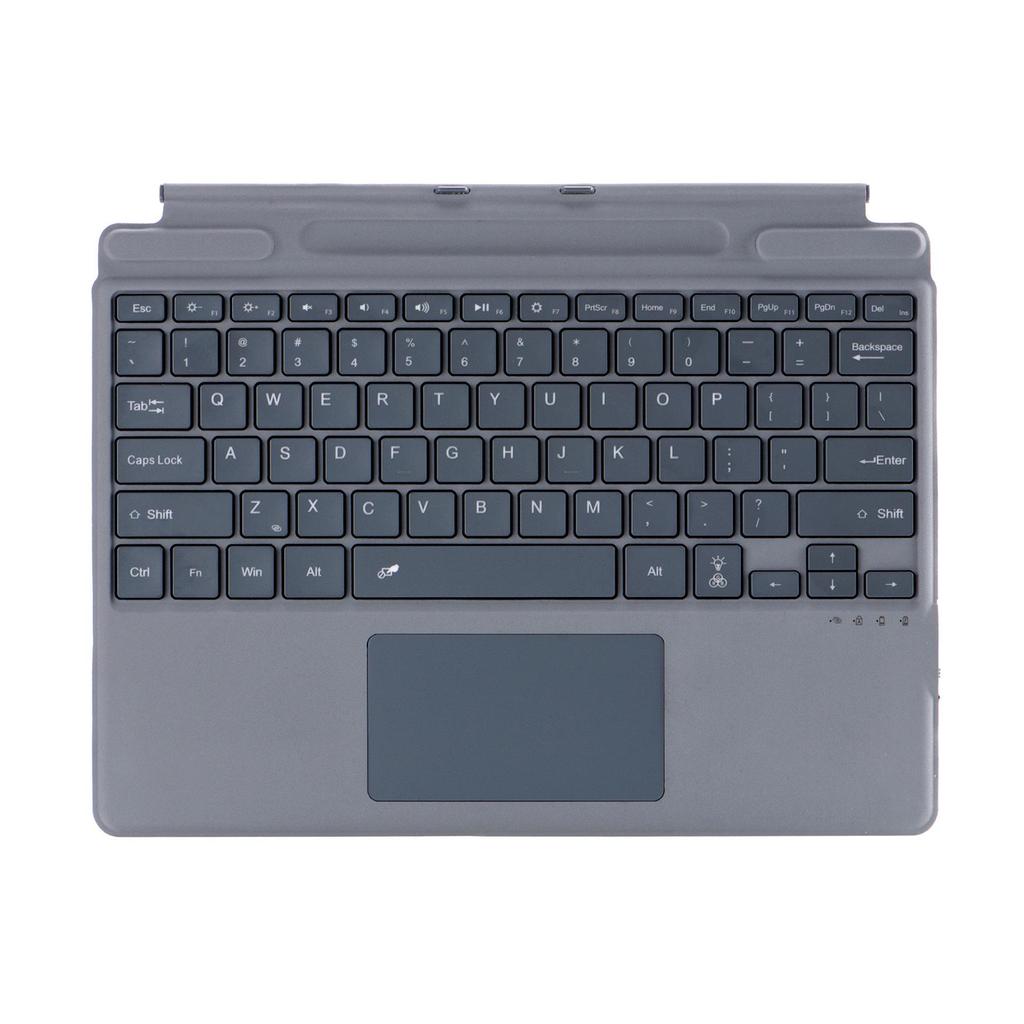 Compatible Magnetic Bluetooth Keyboard with Backlit Touch Control for Microsoft Surface Pro 8/9/10/11/X