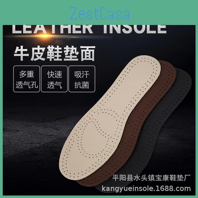 Solette in Vera Pelle di Vacchetta Resistenti agli Odori Assorbiurto per Uomo e Donna Uso Militare Outdoor Sportivo Casual