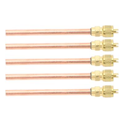 5PCS Air Conditioning Check Valve 7/16 20 UNF Brass Copper HVAC Service Access Valve for R22 R12