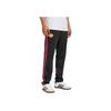 Adidas Originals Manchester SS25 United Slim Fit Fashion Soft Sports Football Pants Men Pants Black Red JF0378
