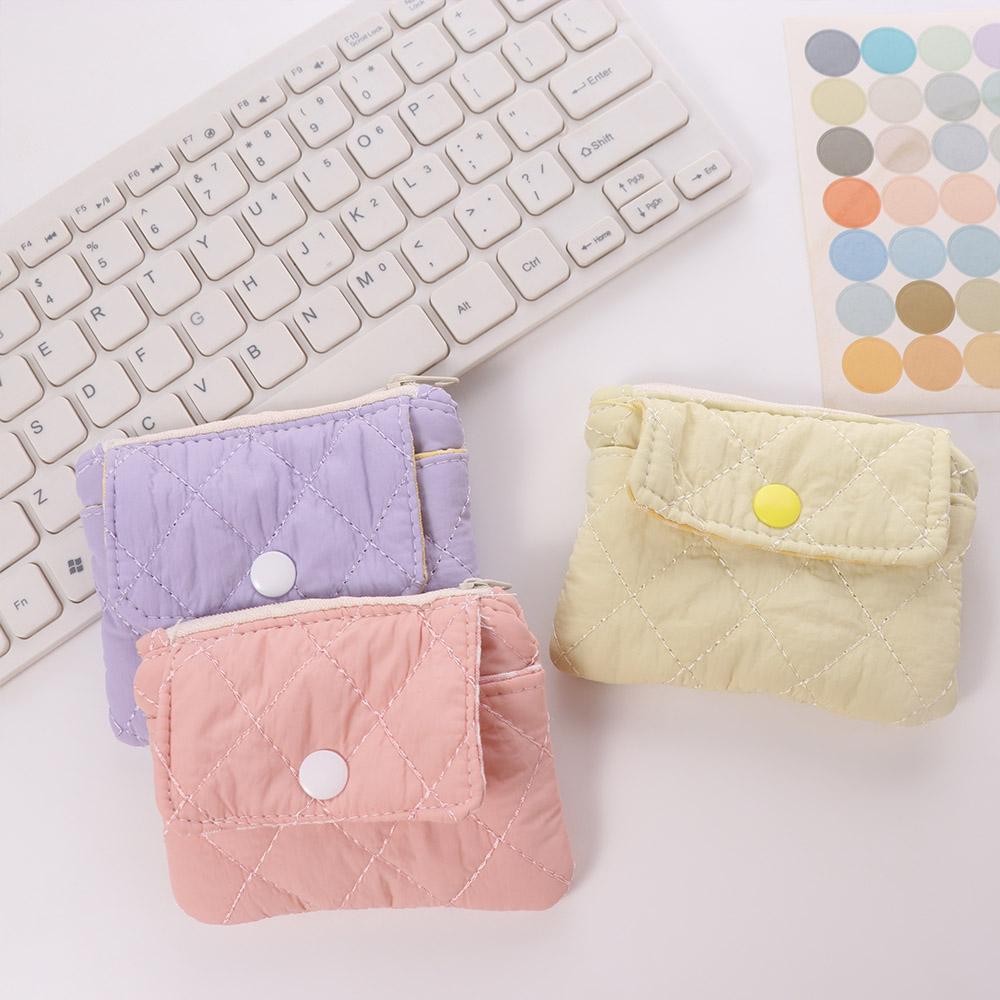 Candy Color Small Lipstick Bag Jewelry Packing Bag Sanitary Napkin Storage Bag  Female/Girls
