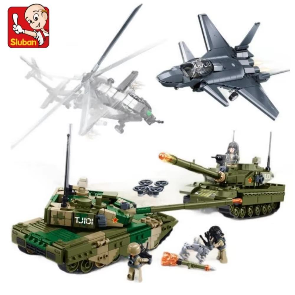 Superior-Grade Sluban Army-Design Construction-Set Top-Grade Assembly-Bricks Top-Grade Set: First-Class Stealth-Design Top-Grade Warplane Top-Grade
