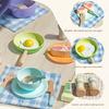Wooden Simulation Colored Afternoon Tea Kitchen Utensil Set Children Toys For Imaginative Role Play
