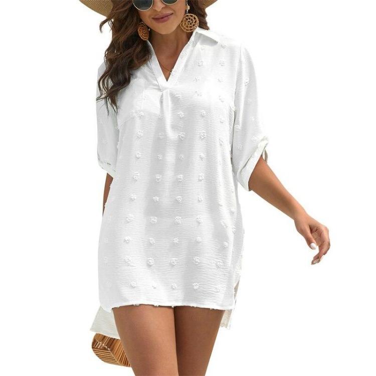 Elegant Women Summer Chiffon Blouse Fashion Casual Tops New Woman Shirt Chemise Femme Blusas
