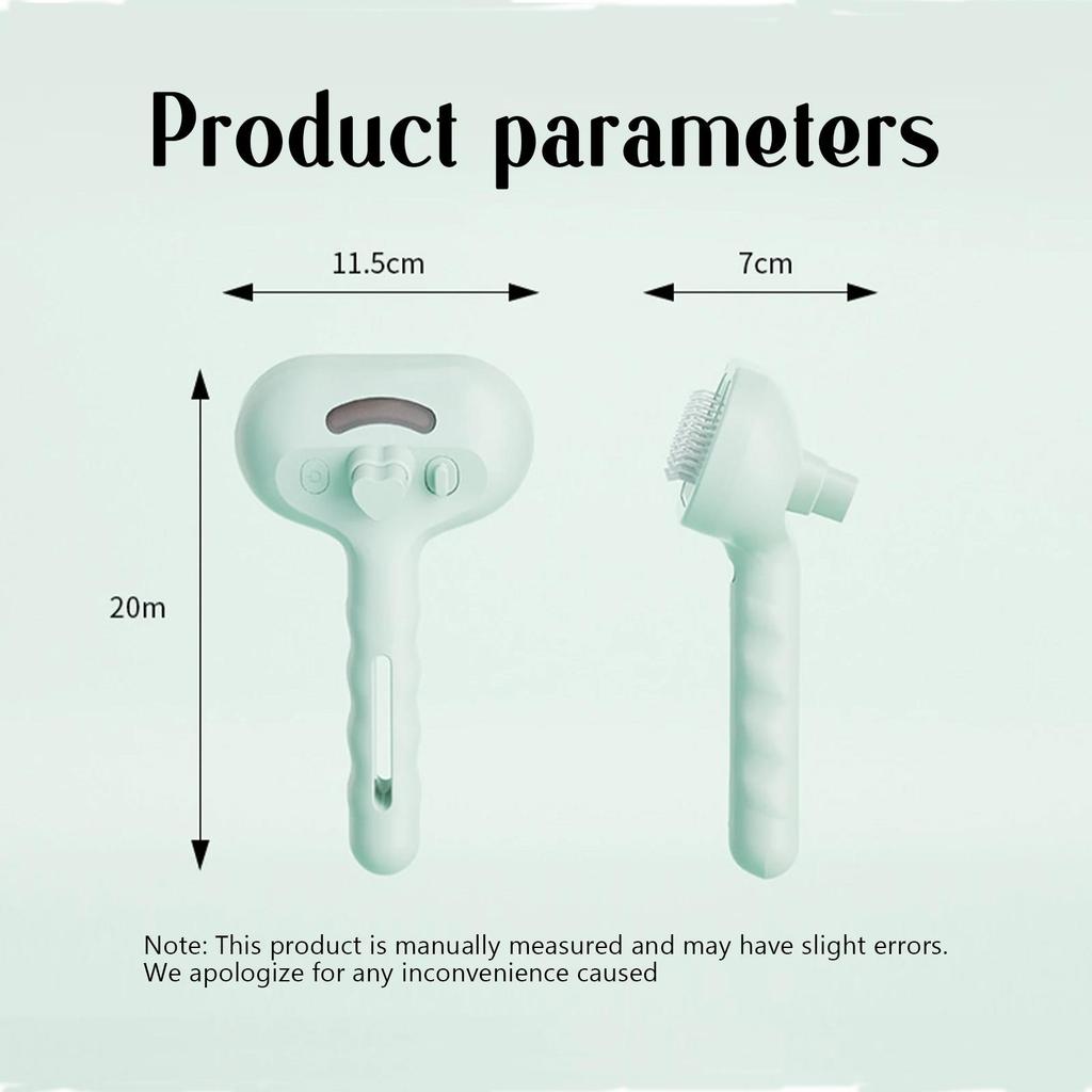 Dog Comb Pet Steam Massage Brush Round Head Teeth Spray Hair Removal for Cats Dogs Accessories