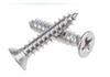 304 Stainless Steel Flat Head Self-Tapping Screws, KA Cross Countersunk, Sizes M1.2 to M3