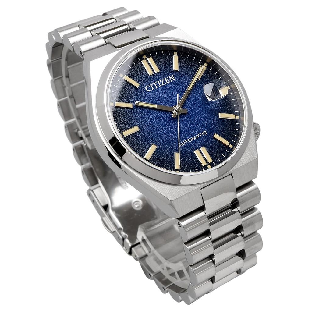 Citizen TSUYOSA Collection Automatic Men's Wristwatch NJ0151-88L Sapphire Glass Blue Gradient Silver