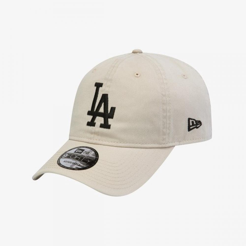 New Era Mlb La Dodgers Basic Tone Unstructured Ballcap sTone 15216769 WHITE/OSFM