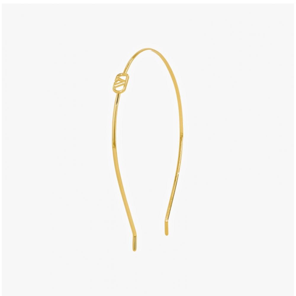 Valentino V Logo Crystal Hairband J0x61 Met L01