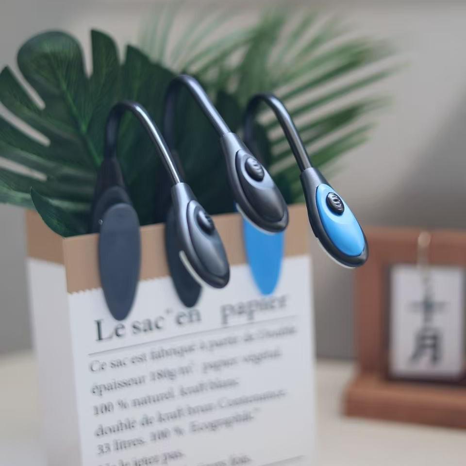 Bendable LED Mini Clip-On Night Light - Portable, Foldable, Small Desk Lamp, Perfect for Reading & Gifting