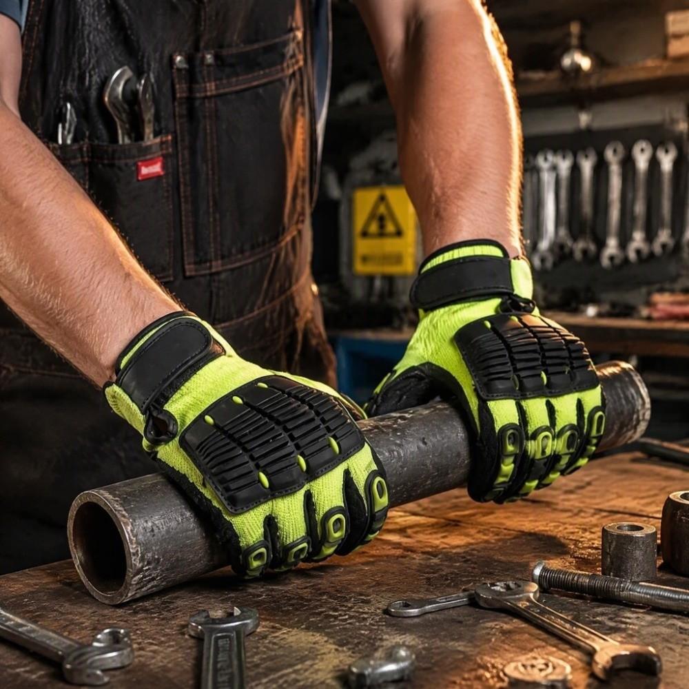 Anti Vibration Safety Work Gloves Anti Impact Protective Gloves Anti-cut Gloves Kitchen