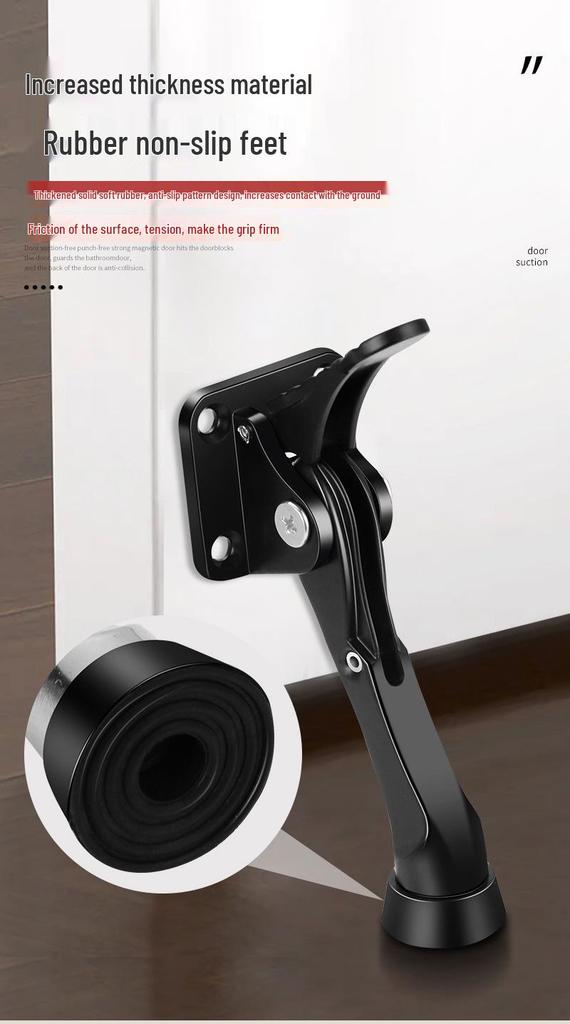 Second Gen Hole-Free Foot Pedal Door Stopper - KFC Foot-Operated Shop Door Positioner