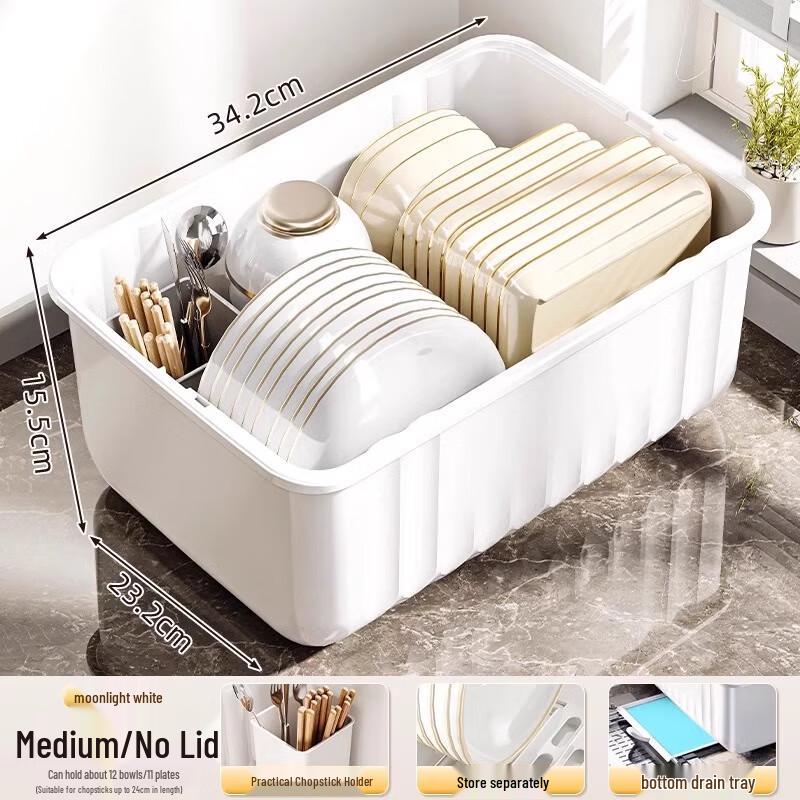 

Kitchen Tableware Drying & Storage Rack