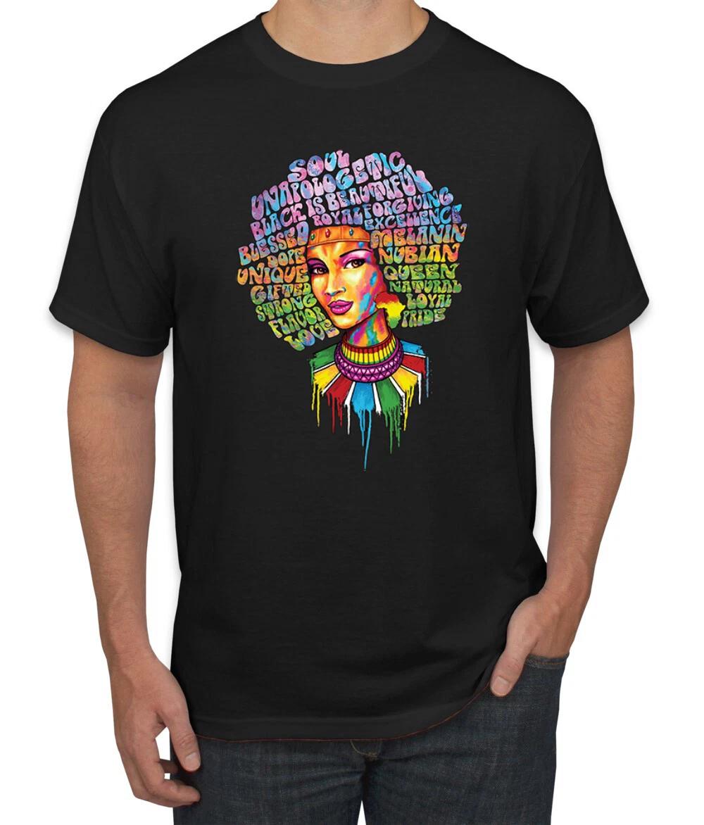 Blessed Unapologetic Strong Black Queen Black History Month Men T- Shirt M