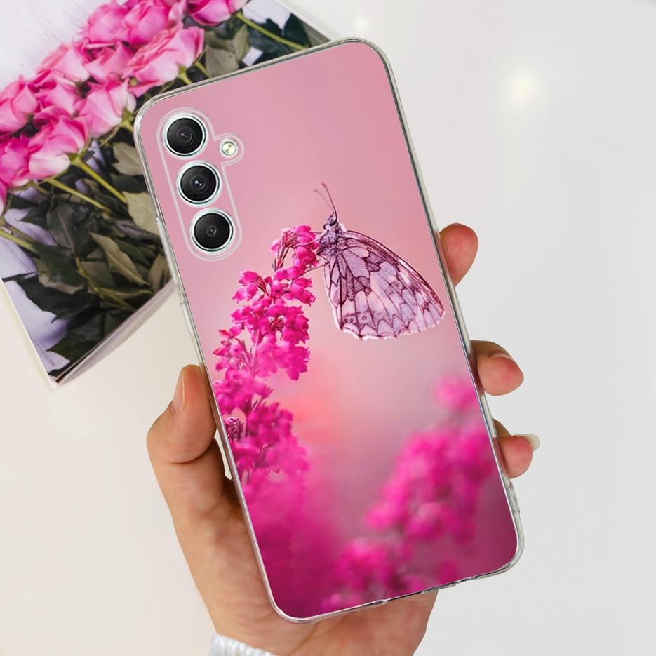 For Samsung Galaxy A15 A25 A35 A55 Case Stylish Painted Cover Soft Silicone Phone Cases For Samsung A55 A 15 25 35 Fundas Bumper
