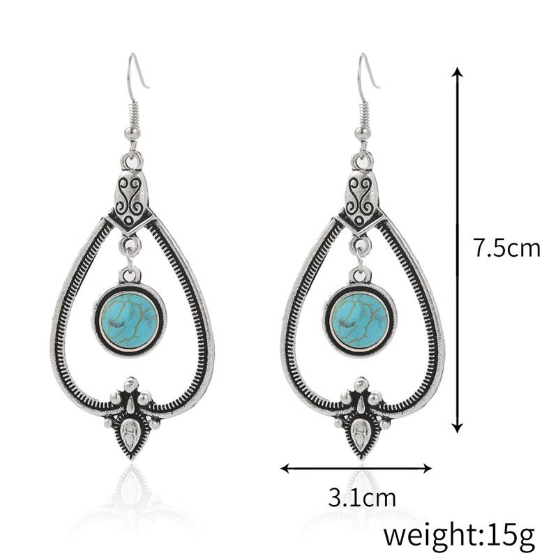 BLINGBAY 2023 Women's Earrings Retro Accessories Fashion Jewelry Accessories Ethnic Turquoise Earrings Bohemian Jewelry Gifts