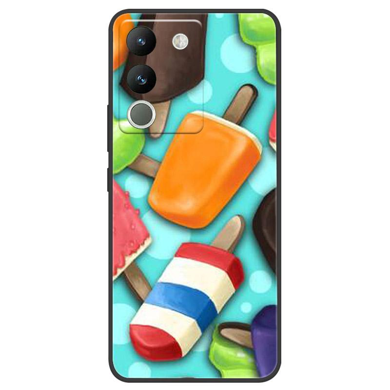 For VIVO V29E Case V2317 Camer Protective Shell For VIVO Y200 5G Phone Case Soft Silicone TPU Back Cover V2307 Shockproof Fundas