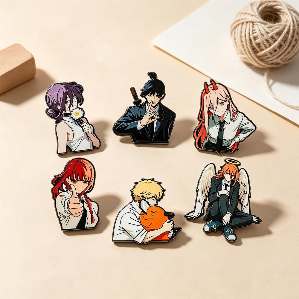 Cartoon Pins Metal Anime Badge Funny Comics Enamel  Cute Collar Pins Brooches Jewelry Lapel Pin Jewelry Collection Friend Gifts