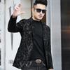 New Genuine Leather Coat Men's Suit Slim Fit Suit Sheepskin Printed Coat Spring and Autumn Fur