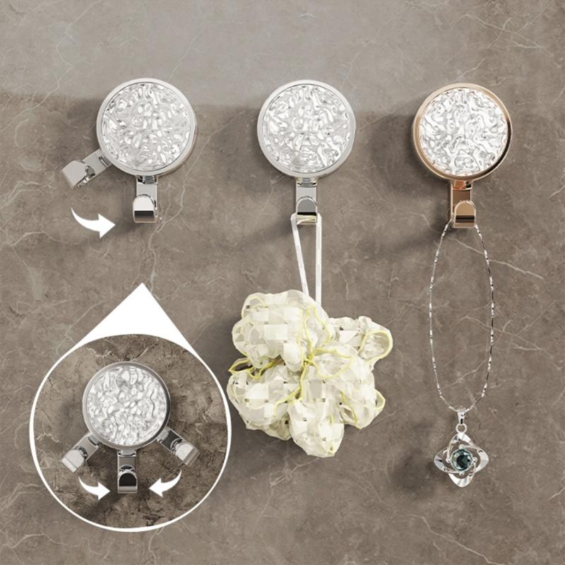 4 Stück Klebehaken Badezimmer Rostfrei Wasserdicht Starke Tragkraft Wandhaken Aufbewahrung Organisiert Ideal für Mieter