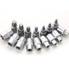 Torx Bit Socket Set with for Case E10-E24 T30-T70 16 Pcs Steel Star Bit Set for Cr-V Steel 1/2-inch Drive Hand Repair To