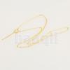 Necklace Pandent Women Girl - Cricle "I" Jewelry Gift - Wedding - Golden - Alloy
