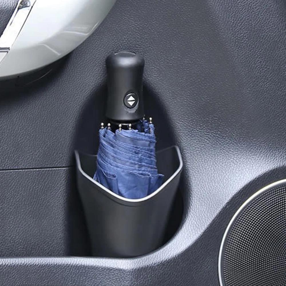 Car Umbrella Holder Cup Drink Holder Trash Can Car Seat Storage Box Stowing Tidying Organizer Plastic Barrel Car Accessories