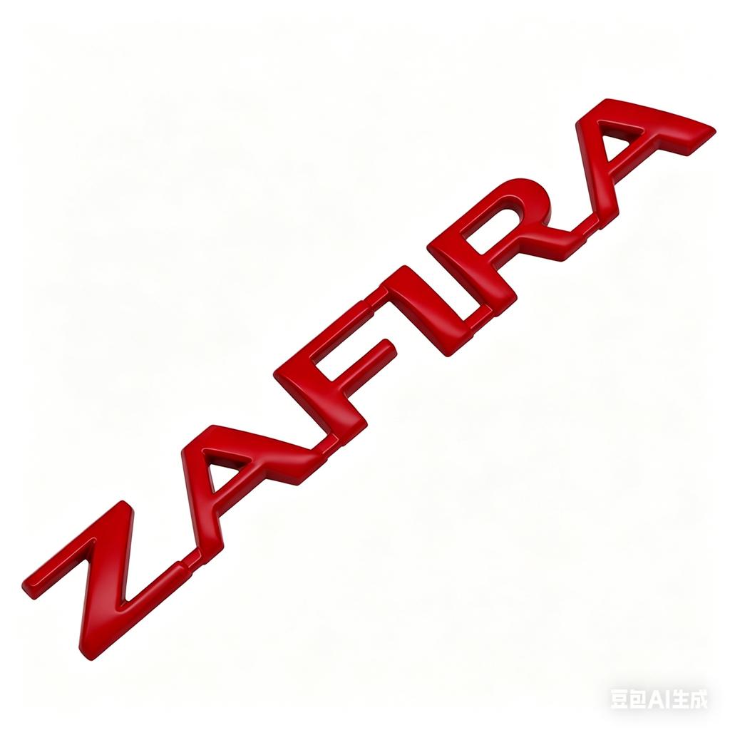 Metal ZAFIRA Letter Logo Emblem Badge Tailgate Sticker For Opel Car Styling Rear Trunk Exterior Styling Decoration Accessories