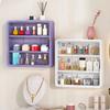 Multi-Layer Wall Mounted Display Rack Large Capacity Bathroom Organizer  Cosmetic Display